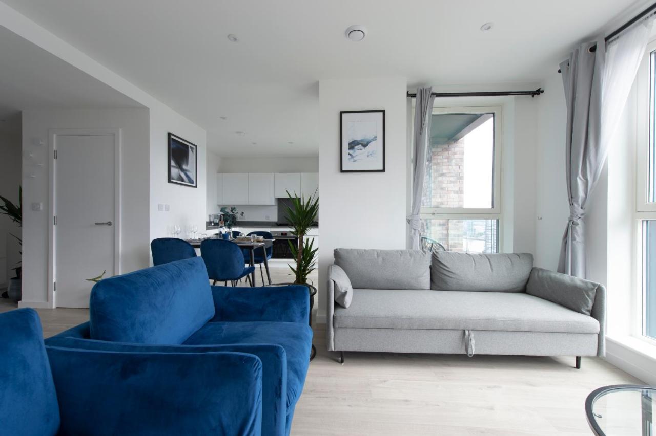 Ac Luxe Penthouse With Free Parking Daire Londra Dış mekan fotoğraf